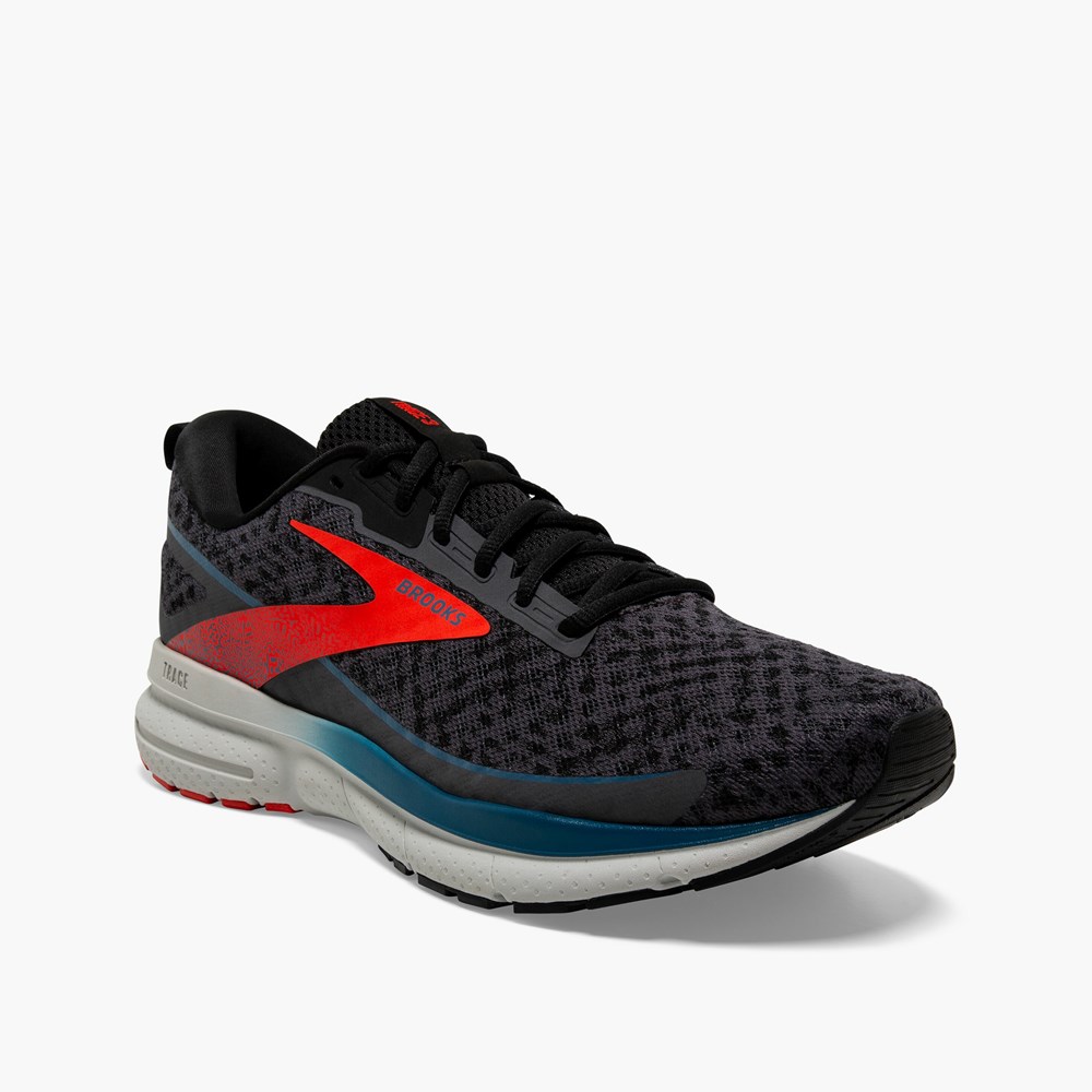 Chaussures Running Route Brooks Trace 3 Rouge Bleu Homme | GCN-2978250